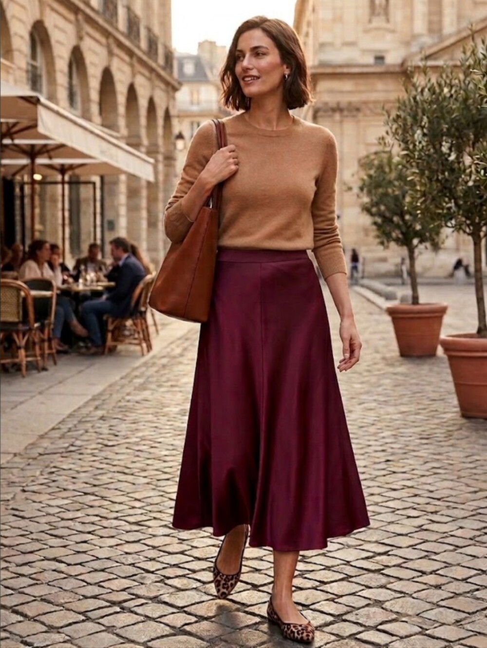 Banana Republic Satin A-Line Skirt Purple Size 0